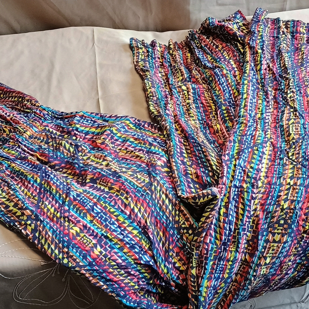 Colorful Geometric Pant Suit